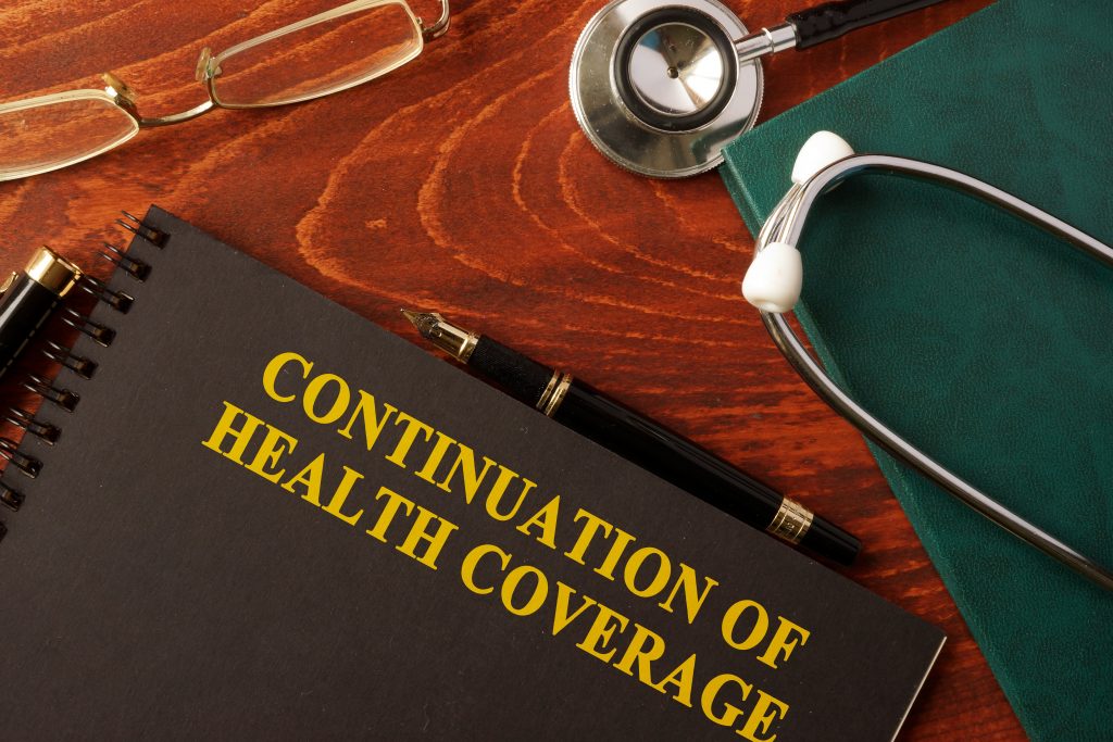 Book with title Continuation of Health Coverage.