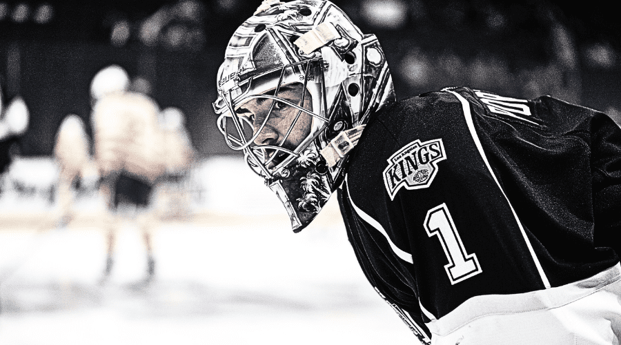 Ontario Reign goalie